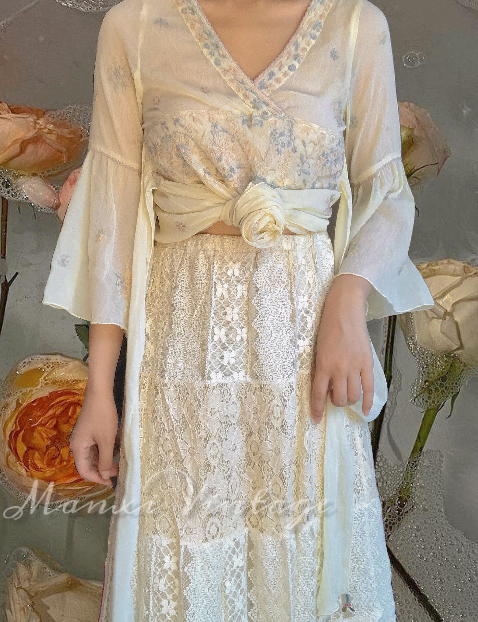 Get trendy with [Relove Couture- Second Hand] Vintage Dress -  available at Peiliee Shop. Grab yours for $80 today!