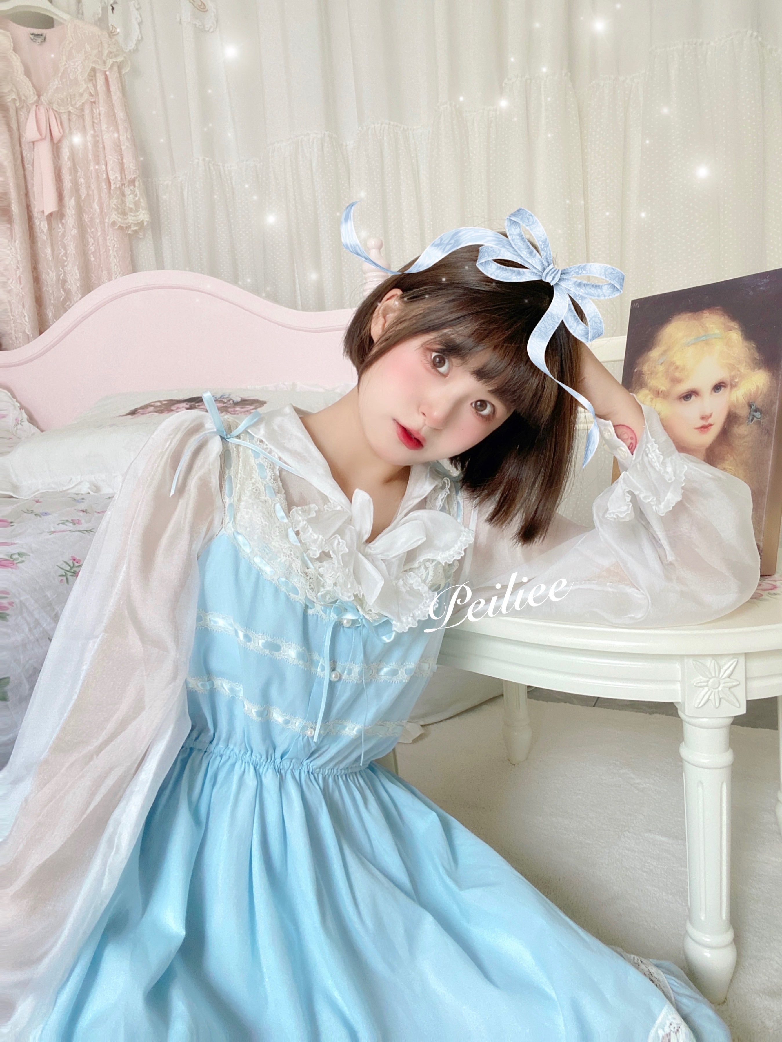 Get trendy with [Peiliee Design] Lily Garden Dress -  available at Peiliee Shop. Grab yours for $49.90 today!