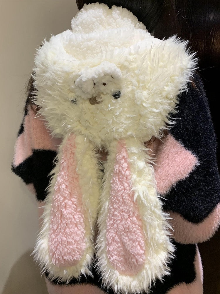 Get trendy with Bun bun love faux fur bunny hat -  available at Peiliee Shop. Grab yours for $15 today!
