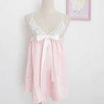 Get trendy with [Only 1] Fairy Dream satin loungewear set -  available at Peiliee Shop. Grab yours for $55 today!
