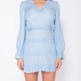Get trendy with [From Sweden] Rhine Melody Mini Dress -  available at Peiliee Shop. Grab yours for $22 today!