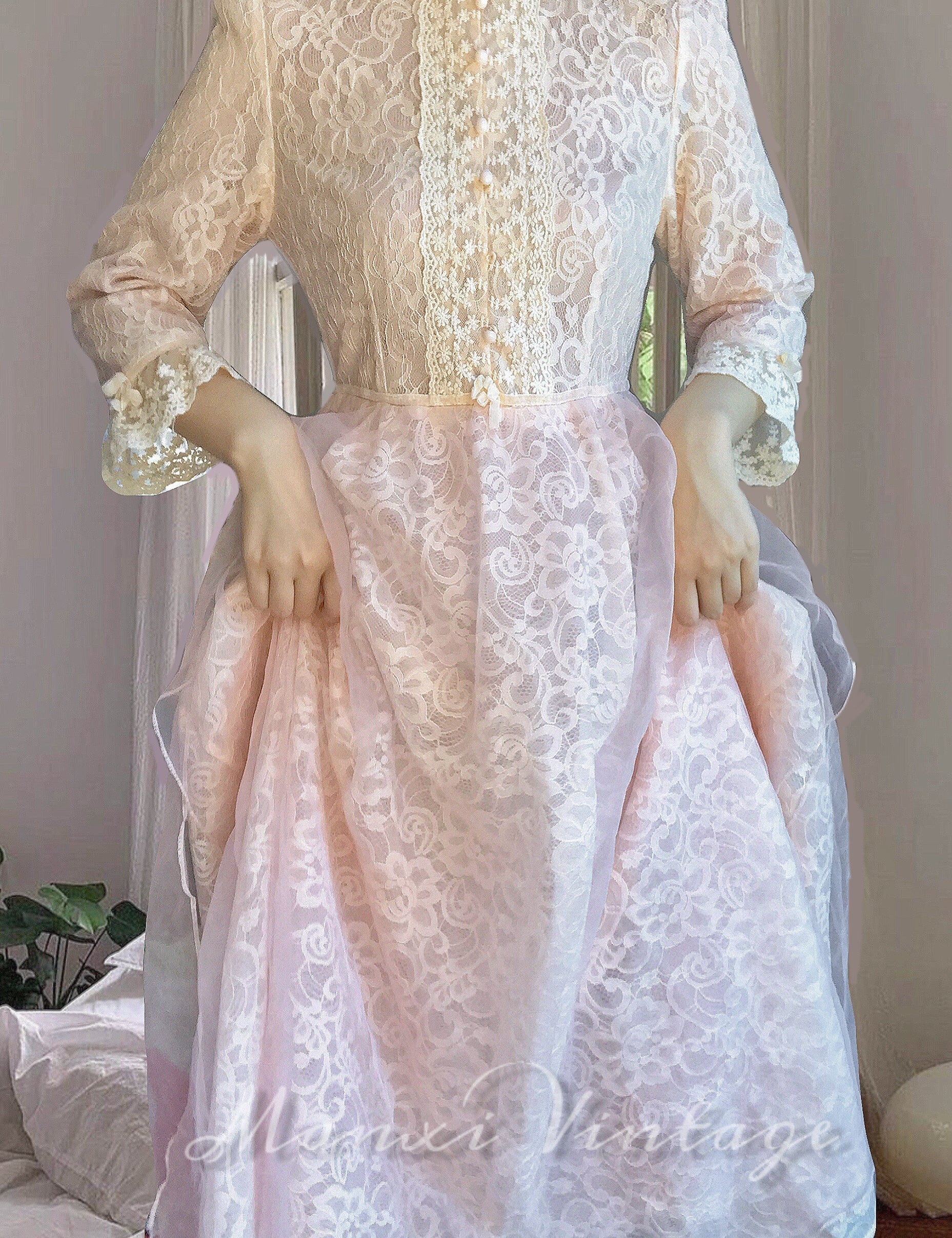 Get trendy with [Relove Couture- Second Hand] Vintage princess dress -  available at Peiliee Shop. Grab yours for $80 today!