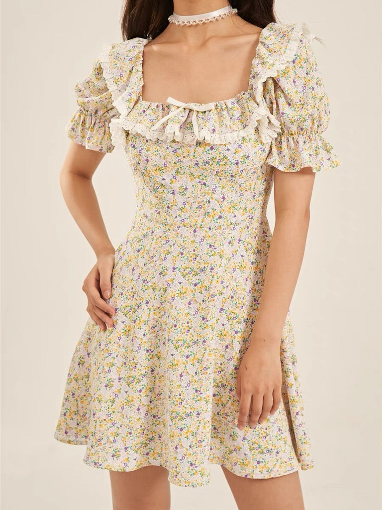 Summer Girls Floral Mini Dress (Brand Mummy Cat) - Premium  from Mummy Cat - Just $42.00! Shop now at Peiliee Shop