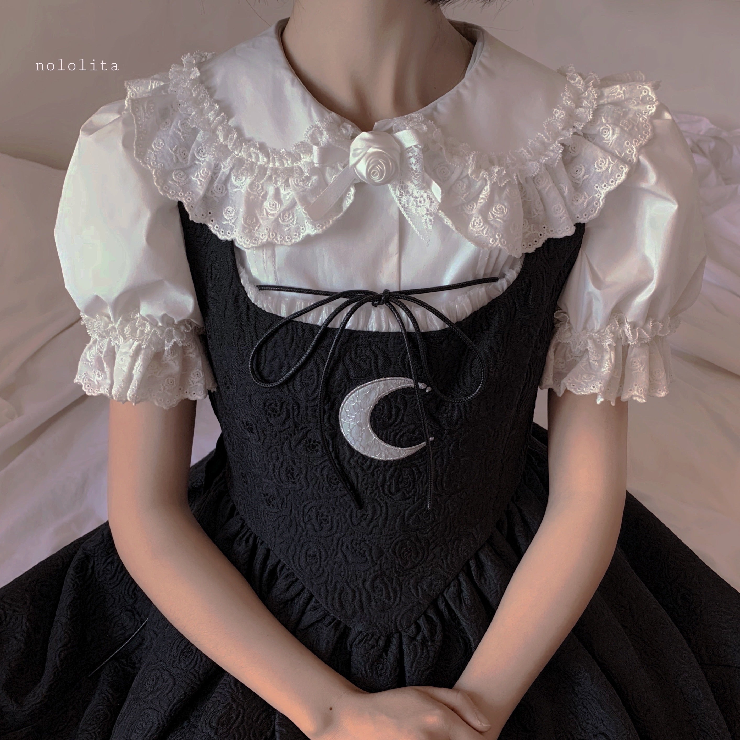 Get trendy with [Nololita Official Pre-order 2023] The nightingale shirt -  available at Peiliee Shop. Grab yours for $16 today!