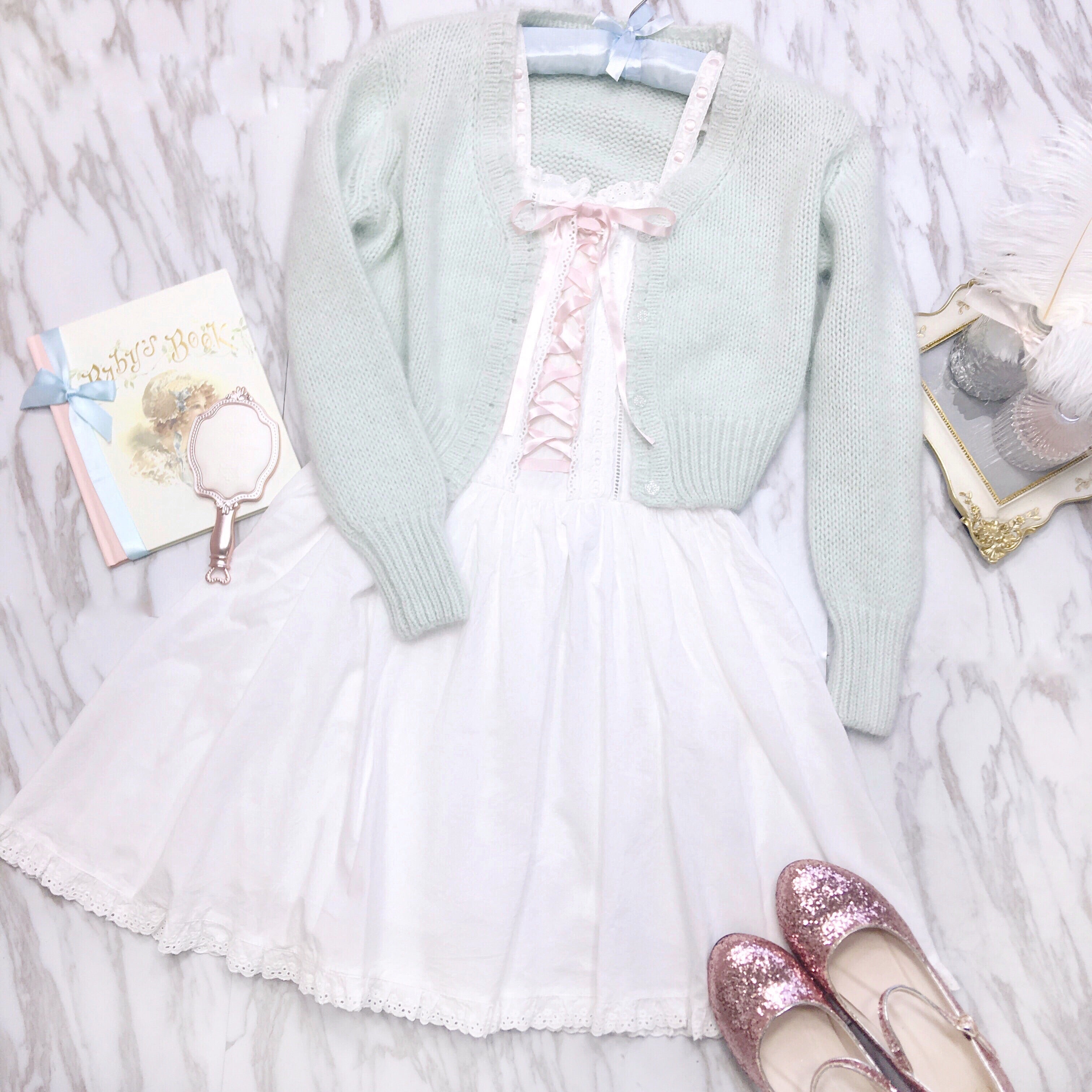 Get trendy with [Made By Peiliee] Mint To Be With You Cardigan -  available at Peiliee Shop. Grab yours for $42 today!
