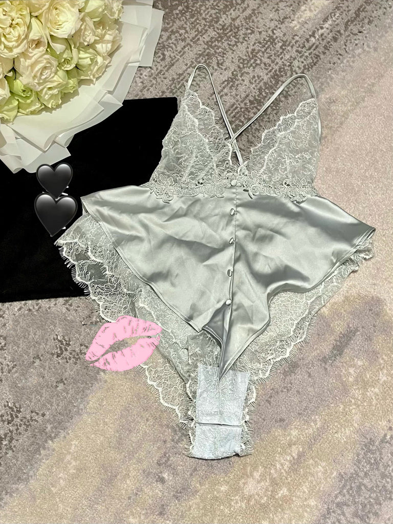 Silky Cloud Bodysuit lingerie - Premium Lingerie from Messy - Just $28.00! Shop now at Peiliee Shop