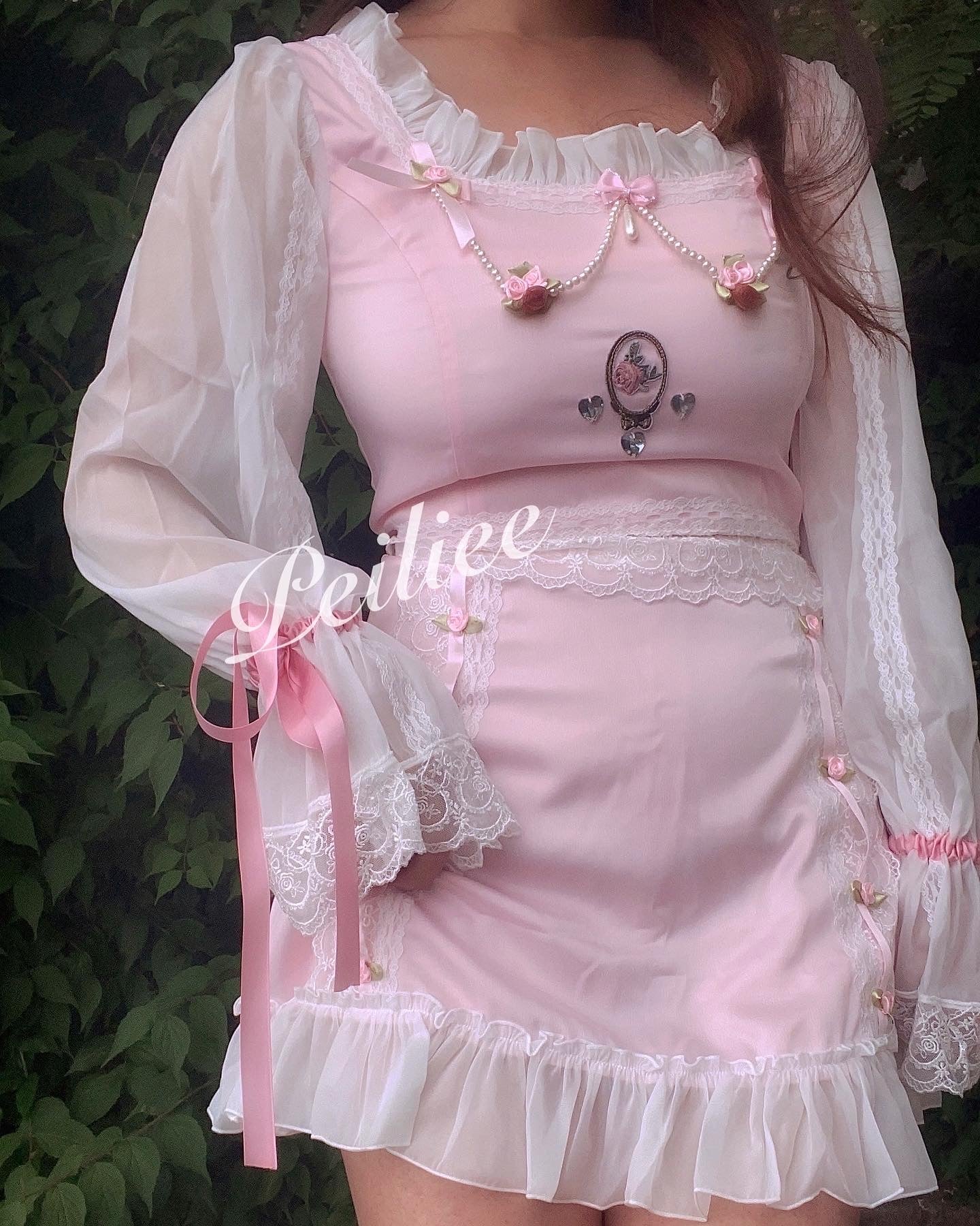 Get trendy with [SALE] Rose Amour Princess Dress set -  available at Peiliee Shop. Grab yours for $69.90 today!