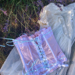 Get trendy with [Sweden] Lavender Dreams Handmade Satin Corset -  available at Peiliee Shop. Grab yours for $59.90 today!
