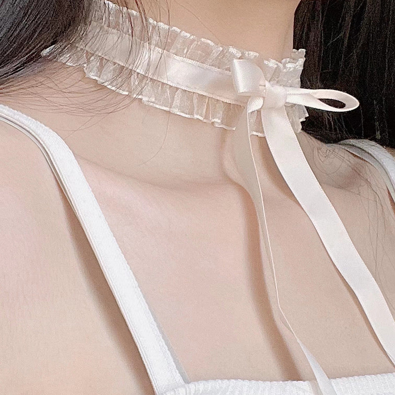 Get trendy with Pastel dream babydoll ribbon choker -  available at Peiliee Shop. Grab yours for $2.95 today!