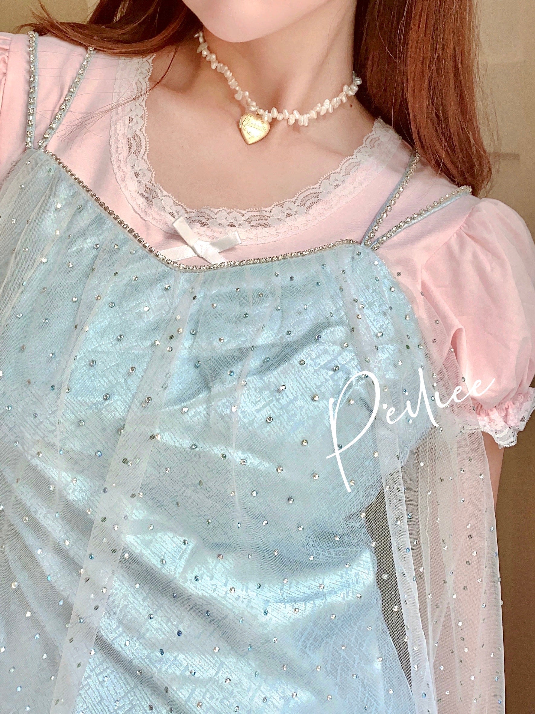 Get trendy with [SALE] Crystal Fairy Diamond Dress -  available at Peiliee Shop. Grab yours for $69 today!