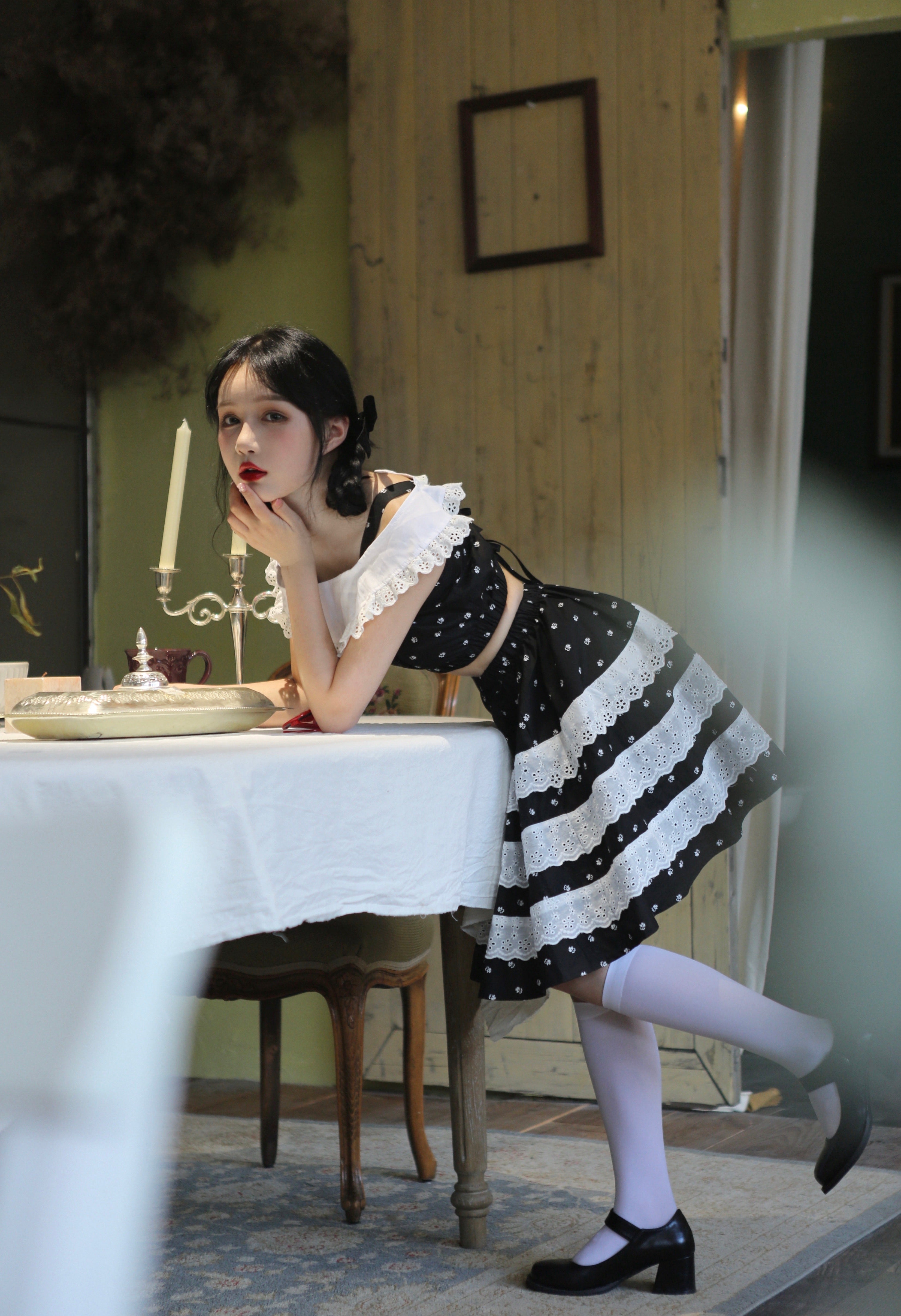 Get trendy with [12 Studio] Dolly Me dress 1998 - physical available at Peiliee Shop. Grab yours for $79.90 today!