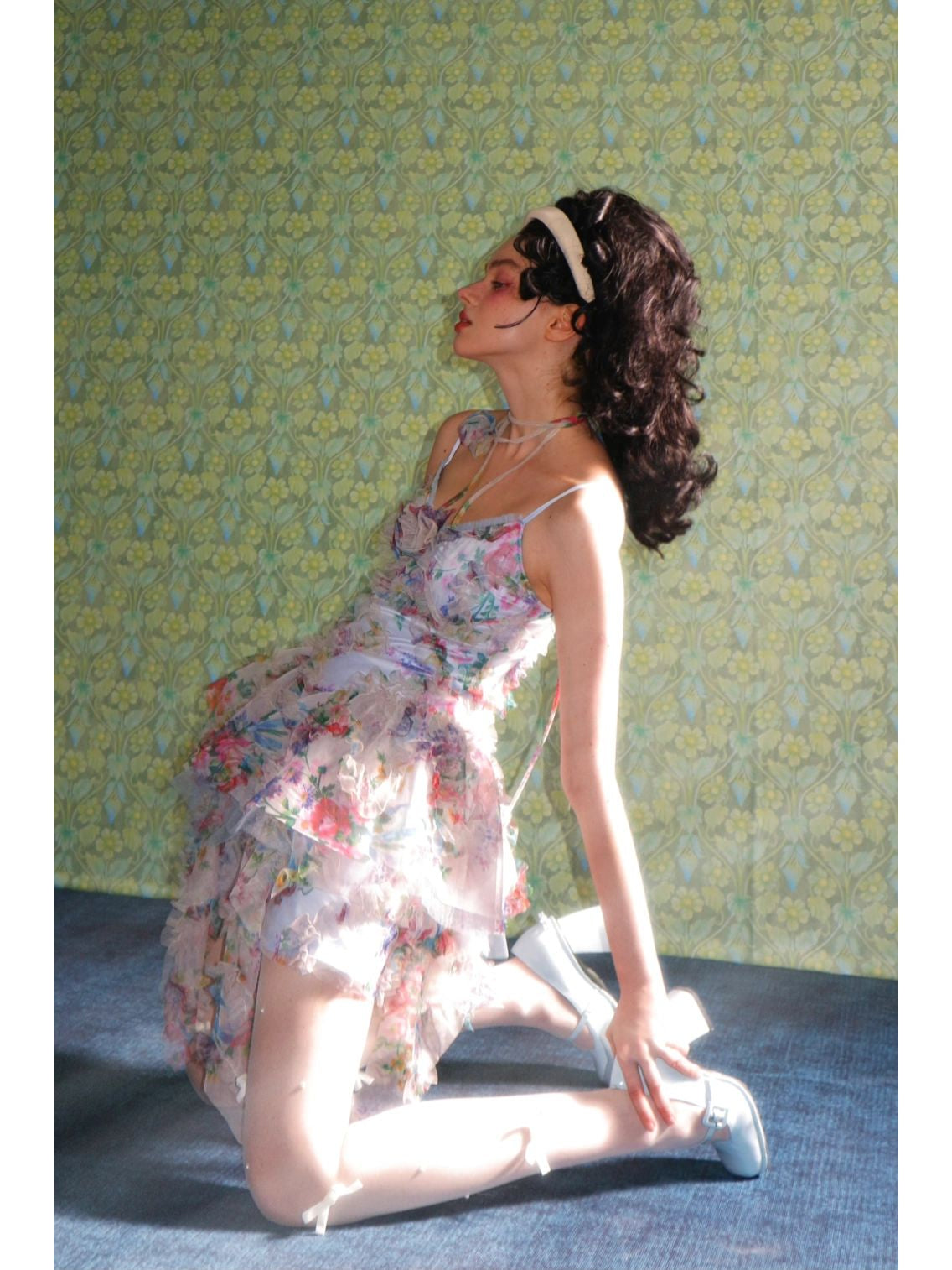 Get trendy with [Unosa] The Blossom Garden Bodycon Mini Dress - Dresses available at Peiliee Shop. Grab yours for $75 today!