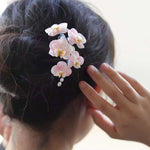 Get trendy with [Handmade] Japanese Silk Flower Hairpin -  available at Peiliee Shop. Grab yours for $138 today!