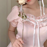 Get trendy with [Peiliee Design 5 years anniversary] Sakura Soft Satin Dress Set - Dresses available at Peiliee Shop. Grab yours for $45 today!