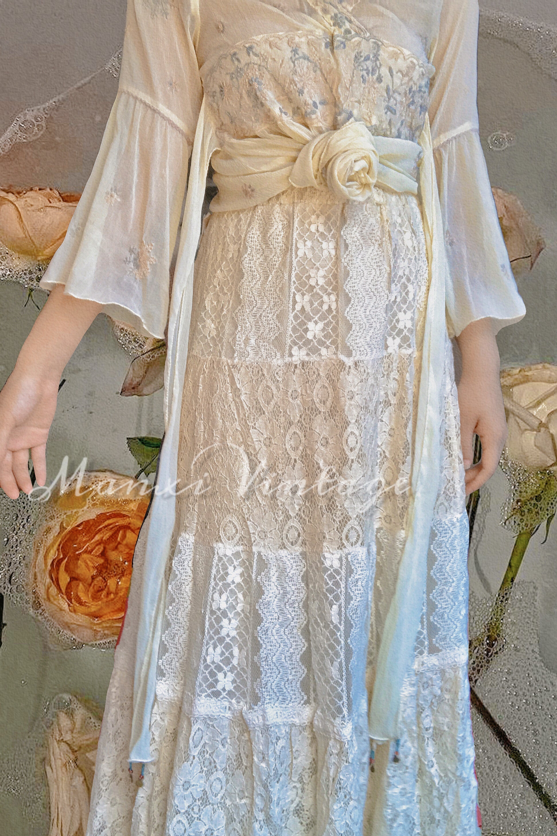 Get trendy with [Relove Couture- Second Hand] Vintage Dress -  available at Peiliee Shop. Grab yours for $80 today!