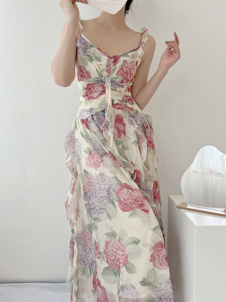 Flower Fairy Floral Dress - Premium Dresses from Vintage Inspired - Just $48.00! Shop now at Peiliee Shop