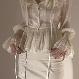 Get trendy with [Pre-order 2023] Nololita Hallucination Rose Shirt - Shirt available at Peiliee Shop. Grab yours for $42 today!