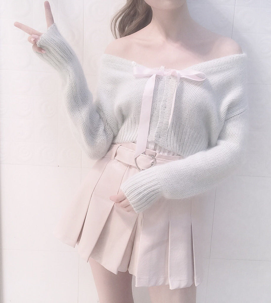 [By Peilieeshop] The Dancing Swan Soft Cardigan - Premium  from Peiliee Shop - Just $42.00! Shop now at Peiliee Shop