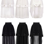 Get trendy with [Nololita Pre-order] After Rain Gothic Set with satin shirt and skirt -  available at Peiliee Shop. Grab yours for $42 today!