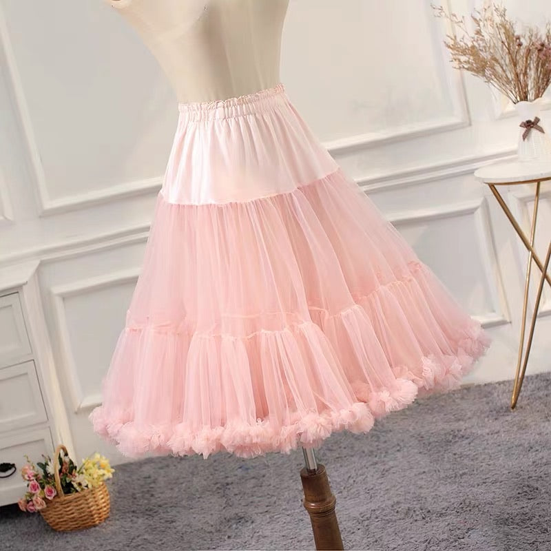 Marshmallow Cloud bustles puff skirt - Premium  from Peiliee Shop - Just $20.00! Shop now at Peiliee Shop