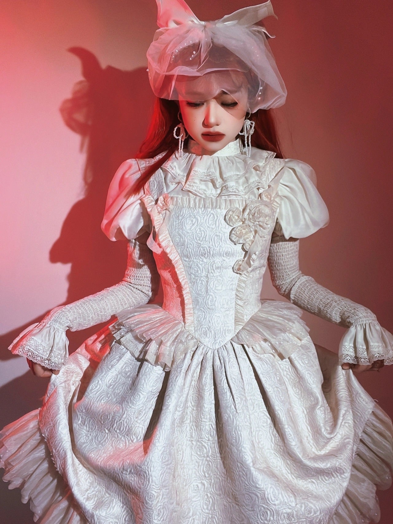 Get trendy with Pre-order Illusion rose dress - Dress available at Peiliee Shop. Grab yours for $15 today!