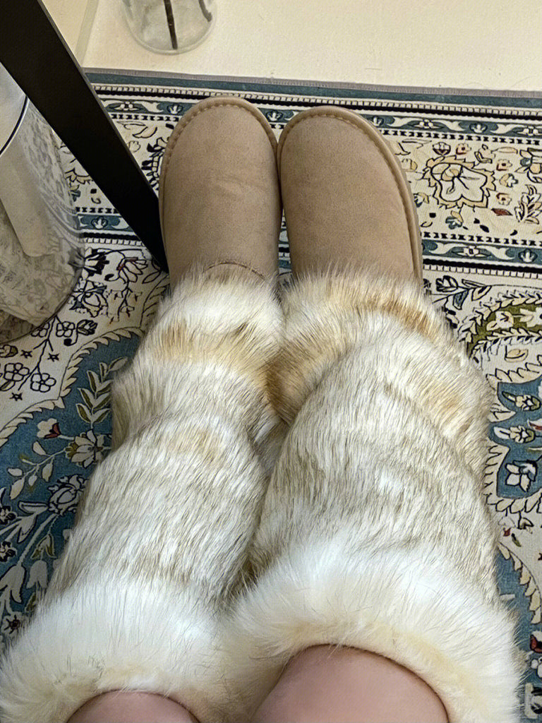 [Faux Fur] Lil Fox Leg Warmers - Premium  from Basic - Just $14.50! Shop now at Peiliee Shop