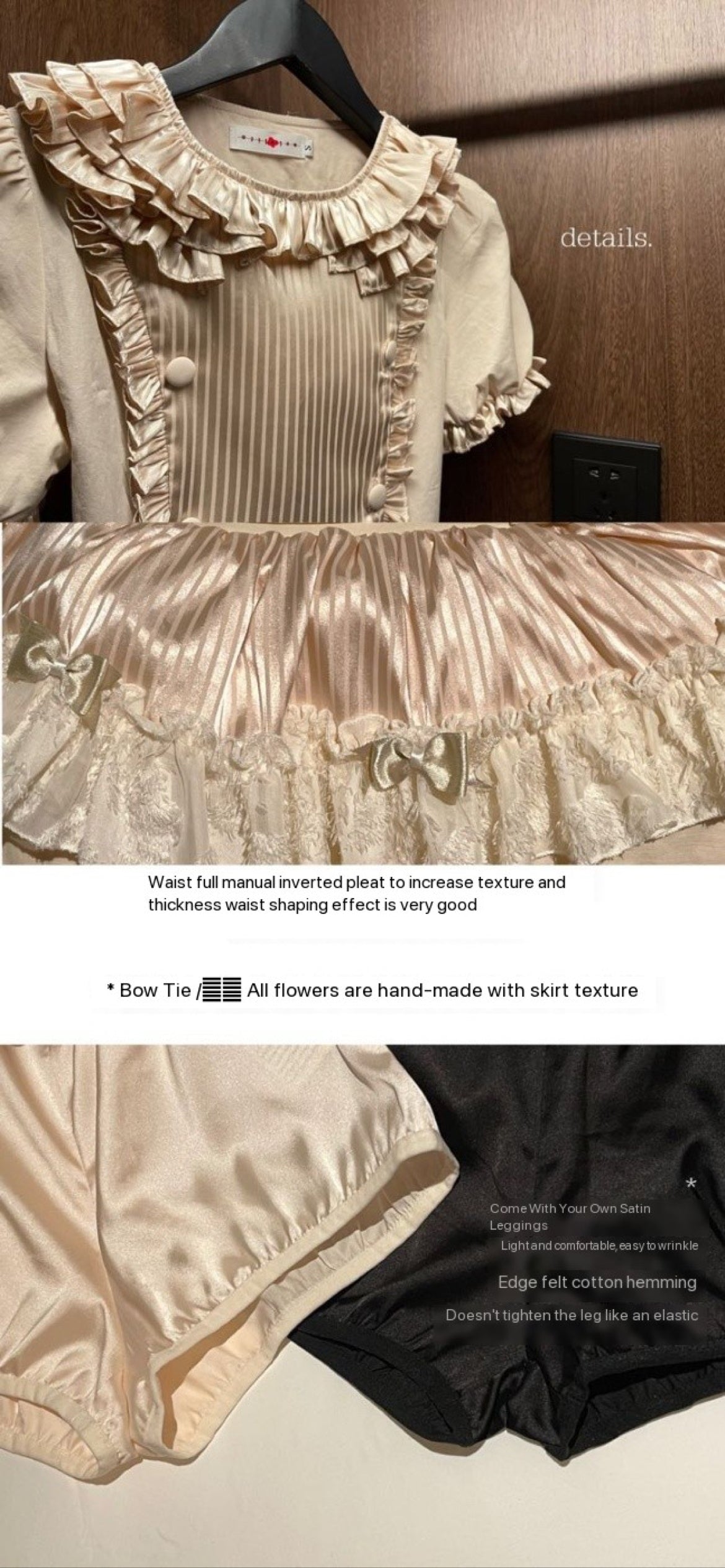 Get trendy with [Nololita Pre-order till Nov 2023] Pastry Sweetheart  apron dress set -  available at Peiliee Shop. Grab yours for $10 today!