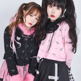 Get trendy with Evil Tooth Gothic Heart Faux Fur Hoody Y2k - Top available at Peiliee Shop. Grab yours for $46.80 today!