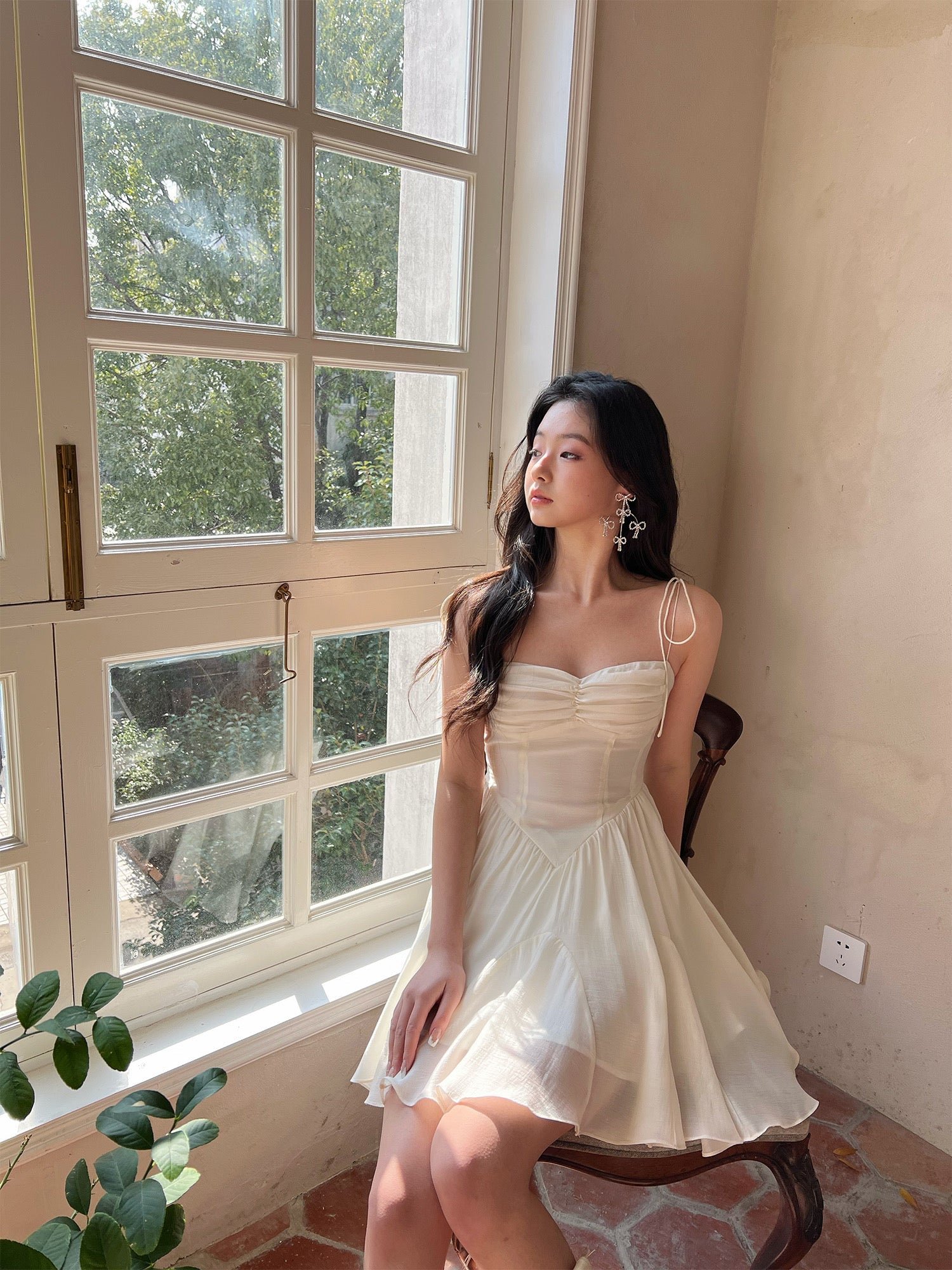 Get trendy with Silky Moonlight Mini Dress - Dresses available at Peiliee Shop. Grab yours for $46 today!