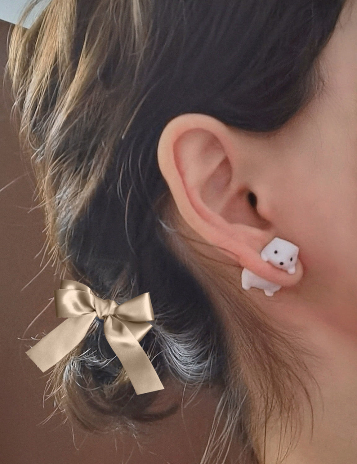 Get trendy with [Mid Season Sale ] Cutie Hamster 3D Handmade Soft Clay Earring - Earring available at Peiliee Shop. Grab yours for $8 today!