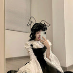 Get trendy with Nololita Hallucination Rose Dress Set - Dress available at Peiliee Shop. Grab yours for $79.90 today!