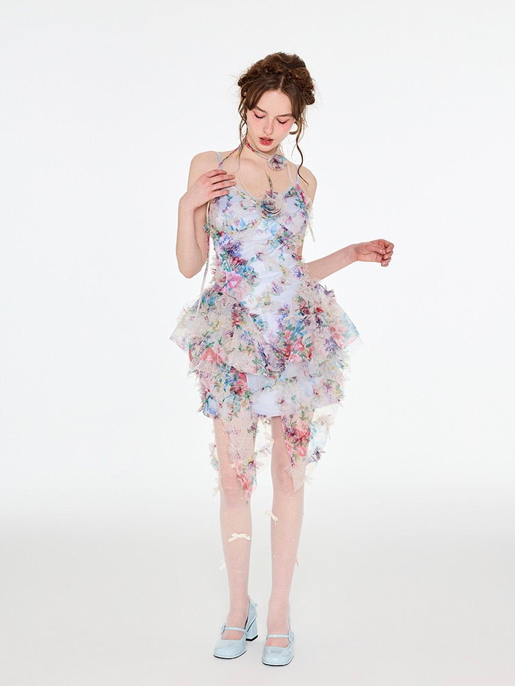 Get trendy with [Unosa] The Blossom Garden Bodycon Mini Dress - Dresses available at Peiliee Shop. Grab yours for $75 today!