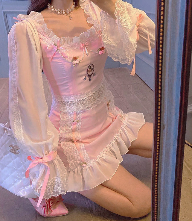 Get trendy with [SALE] Rose Amour Princess Dress set -  available at Peiliee Shop. Grab yours for $35 today!