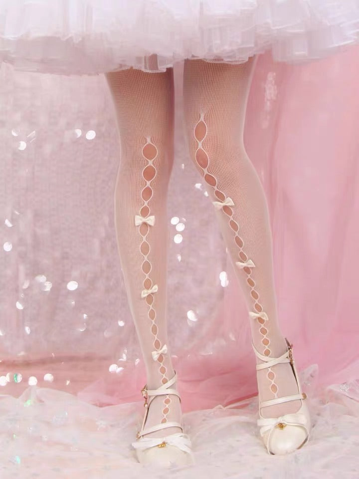 Get trendy with Ribbon Doll Lace Stocking - Stocking available at Peiliee Shop. Grab yours for $18 today!