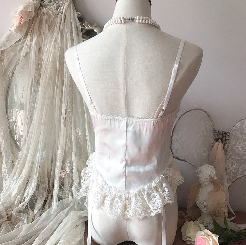 Get trendy with [Handmade] A Night In Paris Pink Vintage Lingerie Body -  available at Peiliee Shop. Grab yours for $55 today!
