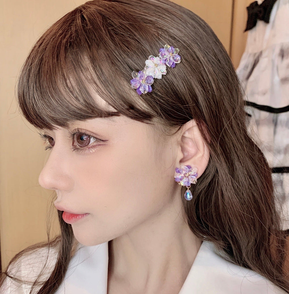Get trendy with Sakura Rain Fairy Dream Handmade Ring Hairpin Necklace Set -  available at Peiliee Shop. Grab yours for $15 today!