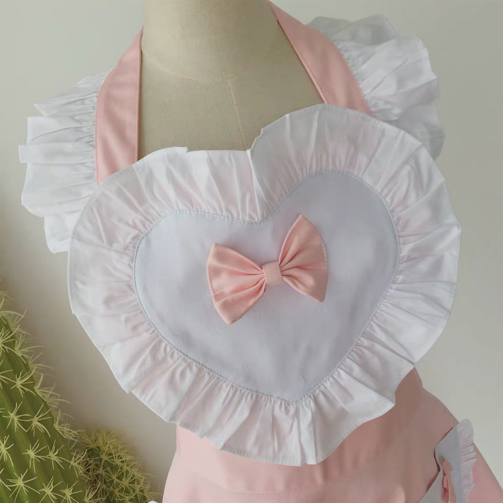 [2 weeks hand sewing time! ]Dolly heart apron - Premium  from Peiliee Shop - Just $29.00! Shop now at Peiliee Shop