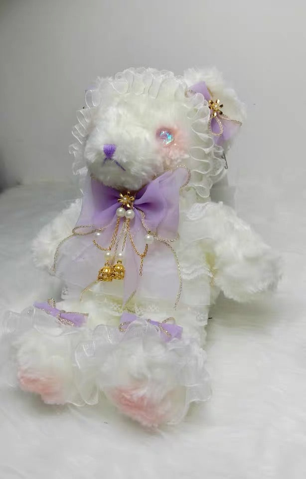 Shy Angel Dolly Handmade bear bag - Premium  from Peiliee Shop - Just $35.00! Shop now at Peiliee Shop
