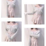 Get trendy with [By Peilieeshop] The Dancing Swan Soft Cardigan -  available at Peiliee Shop. Grab yours for $42 today!