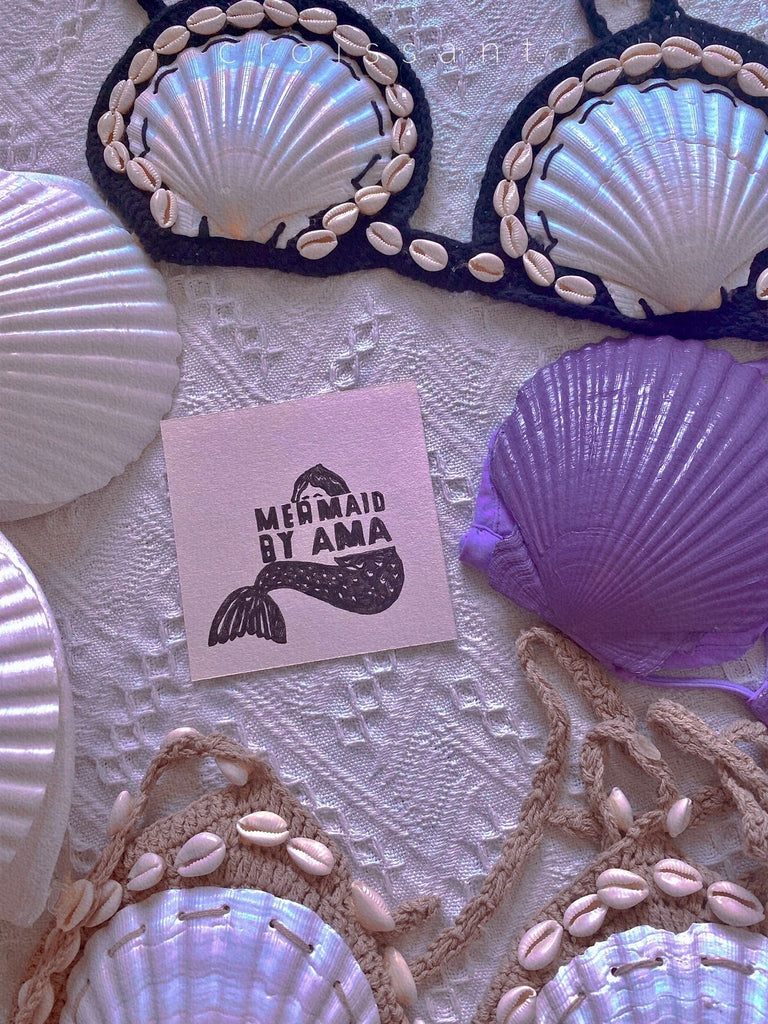 Fantastic Mermaid Natural shell handmade Bralette bikini bra - Premium  from Mermaid By AMA - Just $55.00! Shop now at Peiliee Shop