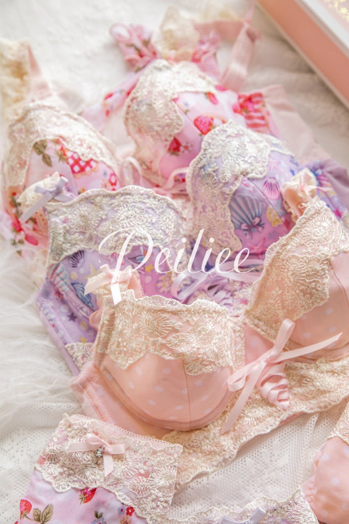 (Curve size included) Mermaid Story Soft Bra Set [Premium Selected Japanese Brand] - Premium  from Miss KIKI - Just $49.90! Shop now at Peiliee Shop