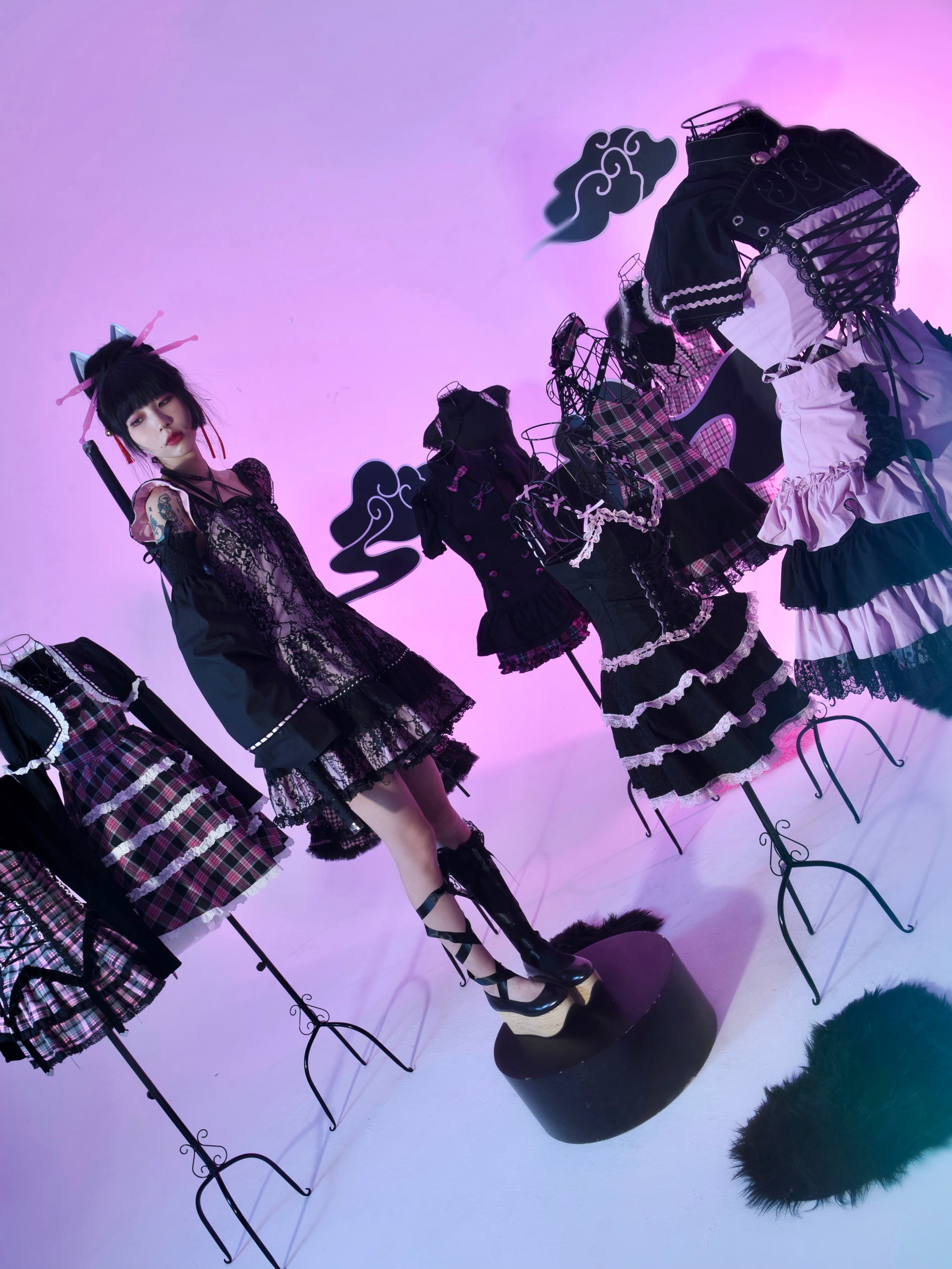 Get trendy with [Evil Tooth]  Oinari-sama Dress お稲荷さま - Dresses available at Peiliee Shop. Grab yours for $92 today!