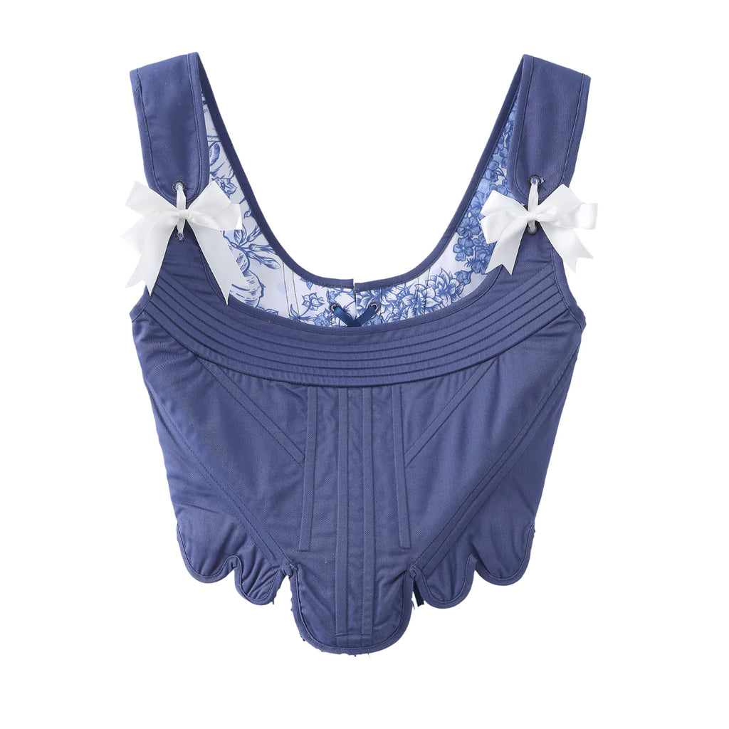 Get trendy with [Handmade Lingerie] Chinese Porcelain Corset -  available at Peiliee Shop. Grab yours for $85 today!