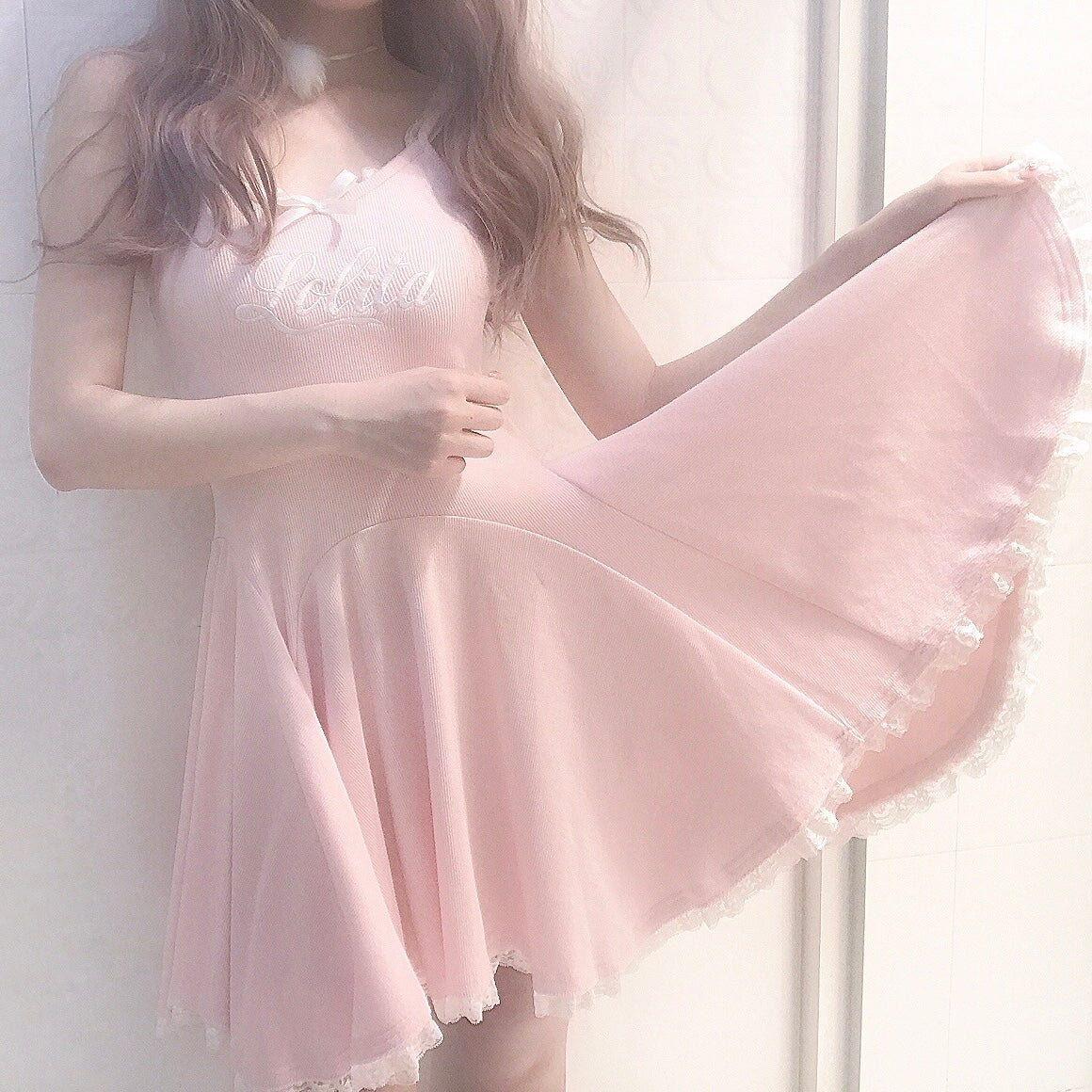 Get trendy with [2022 Remade] Lolita Dream Pink Cotton Dress - Dresses available at Peiliee Shop. Grab yours for $35 today!