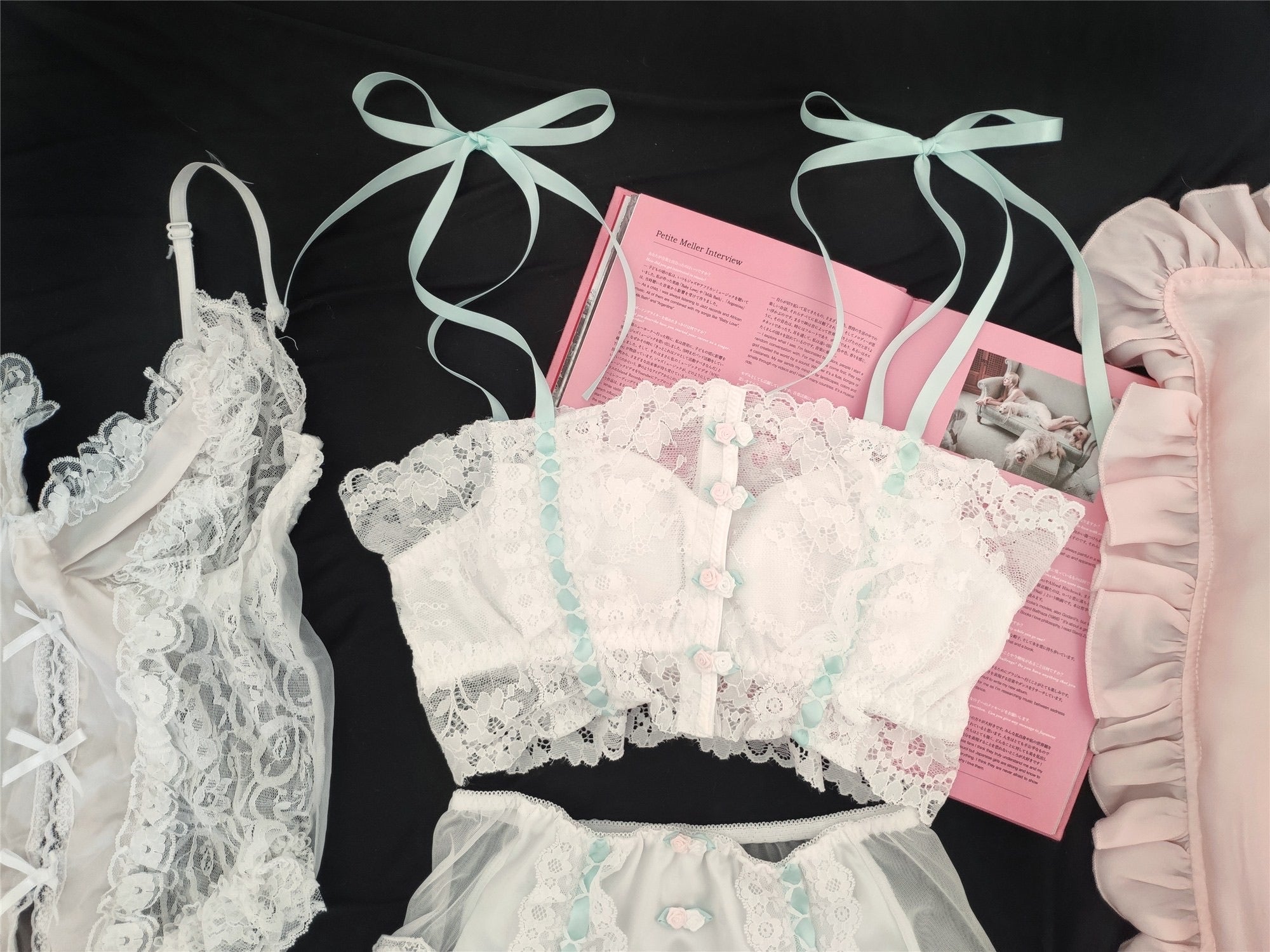 Get trendy with Cottage Floral Dream Bralette Set -  available at Peiliee Shop. Grab yours for $26 today!