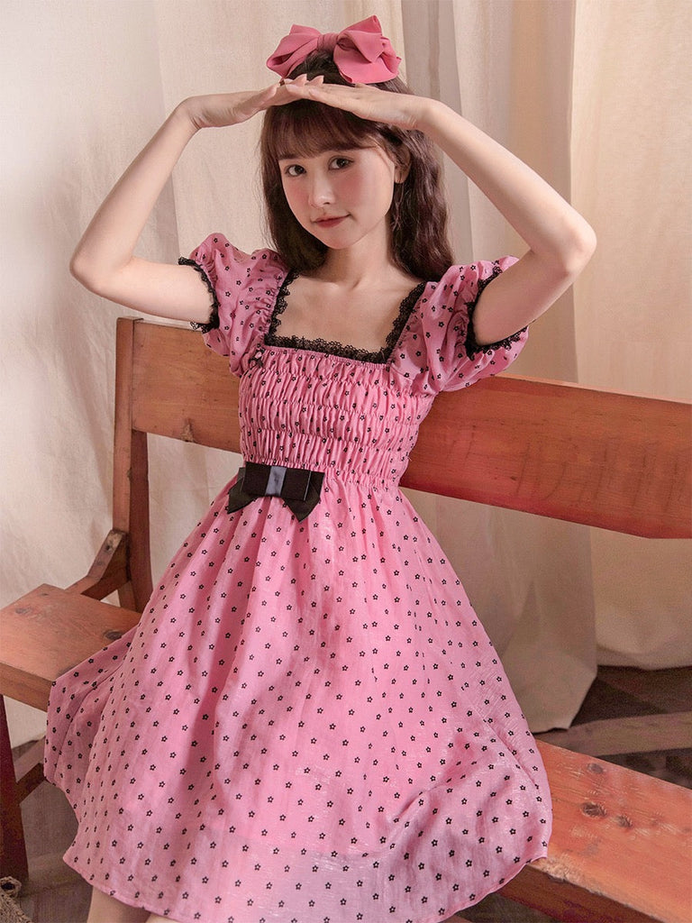 Raspberry chocolate cake vintage dress - Premium Dresses from 12 Studio - Just $39.90! Shop now at Peiliee Shop