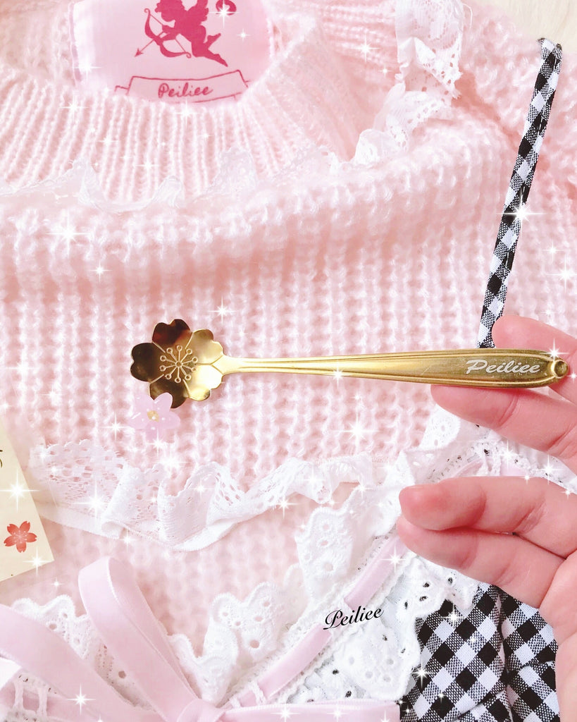 Get trendy with Peiliee Sakura Spoon High Tea Collection -  available at Peiliee Shop. Grab yours for $8 today!