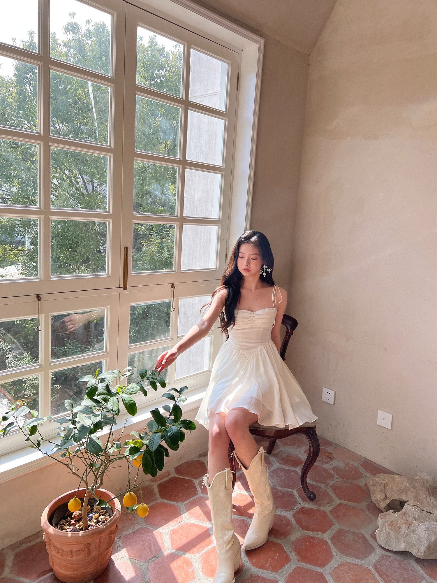 Get trendy with Silky Moonlight Mini Dress - Dresses available at Peiliee Shop. Grab yours for $46 today!