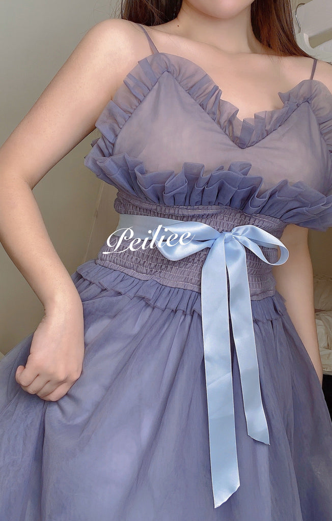 Get trendy with [SALE] Iris Pallida Lam Lavender Dress - Dress available at Peiliee Shop. Grab yours for $48 today!