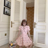 Get trendy with [Last Stocks] Flower House Princess Vintage Mini Dress -  available at Peiliee Shop. Grab yours for $105 today!